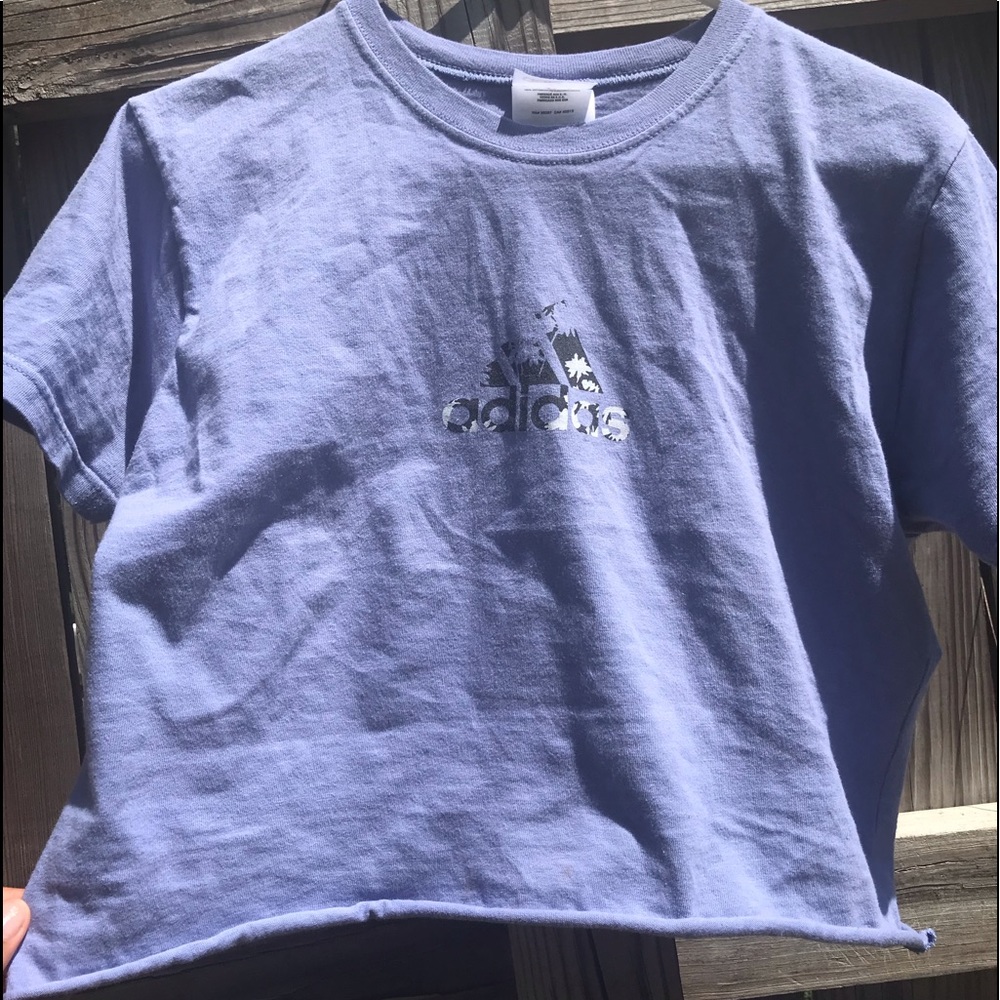 “Adidas Cropped Tee”